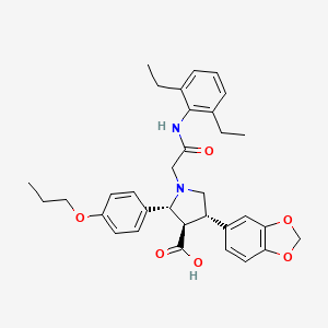 molecular formula C33H38N2O6 B1664716 A-192621 CAS No. 195529-54-5