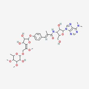 molecular formula C37H50N6O14 B1664717 Antibiotic A 201A CAS No. 37305-78-5