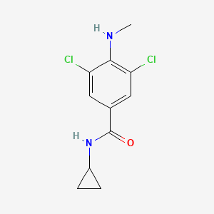 3,5-Dichloro-N-cyclopropyl-4-(methylamino)benzamide