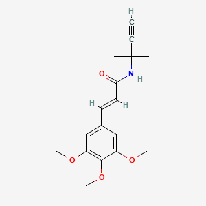 N-(1,1-Dimethyl-2-propynyl)-3,4,5-trimethoxycinnamamide