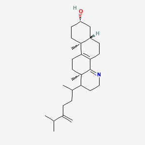 15-Aza-24-methylene-8,14-cholestadiene-3beta-ol