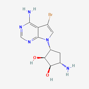 molecular formula C11H14BrN5O2 B1664727 A-286501 CAS No. 483341-15-7