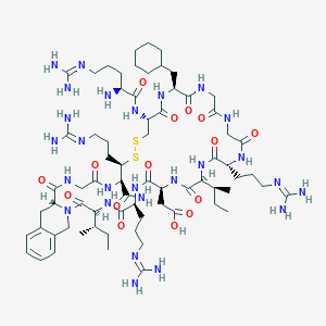 molecular formula C69H116N26O15S2 B1664746 A 71915 CAS No. 132956-87-7