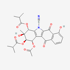 molecular formula C28H28N2O10 B1664750 A83016A CAS No. 142383-42-4