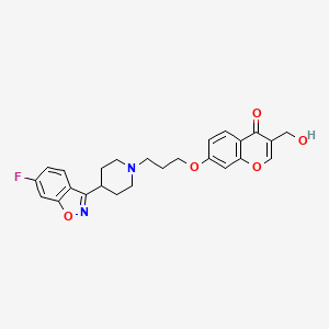molecular formula C25H25FN2O5 B1664760 Abaperidone CAS No. 183849-43-6