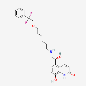 molecular formula C25H30F2N2O4 B1664762 Abediterol CAS No. 915133-65-2