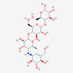 molecular formula C25H43NO18 B1664774 Acarbose CAS No. 56180-94-0