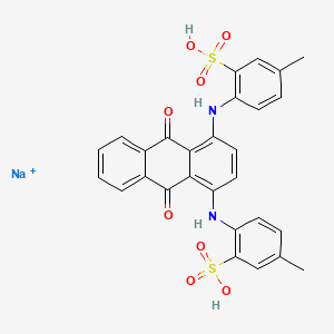 molecular formula C28H20N2Na2O8S2 B1664776 Solway Green G CAS No. 4403-90-1