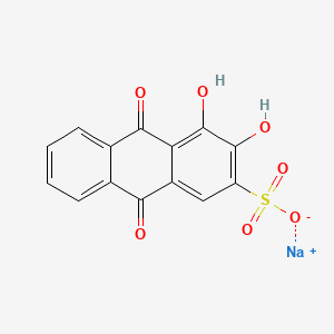 molecular formula C14H8NaO7S+ B1664778 Alizarin Red S CAS No. 130-22-3