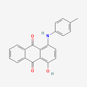 molecular formula C21H15NO3 B1664779 Solvent violet 13 CAS No. 81-48-1