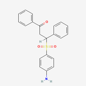 molecular formula C21H19NO3S B1664782 Alkofanone CAS No. 7527-94-8