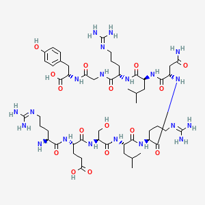 molecular formula C53H90N20O16 B1664789 Allotrap CAS No. 151232-75-6