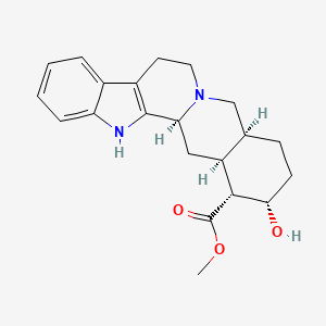 molecular formula C21H26N2O3 B1664790 Alloyohimbine CAS No. 522-94-1