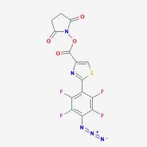 Succinimidyl 2-(4-azido-2,3,5,6-tetrafluorophenyl)thiazole-4-carboxylate