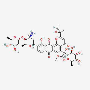 molecular formula C45H55NO18 B1664804 Altromycin E CAS No. 134887-77-7