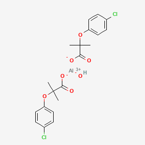 molecular formula C20H21AlCl2O7 B1664807 Aluminum clofibrate CAS No. 24818-79-9
