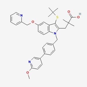 molecular formula C36H39N3O4S B1664814 AM-103 free acid CAS No. 936349-47-2