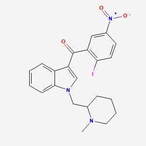 molecular formula C22H22IN3O3 B1664817 (R,S)-AM1241 CAS No. 444912-48-5