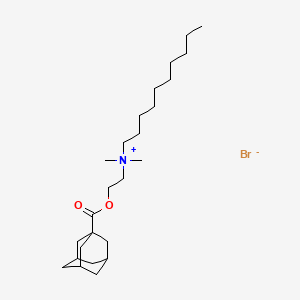 molecular formula C25H46BrNO2 B1664836 Amantanium bromide CAS No. 58158-77-3