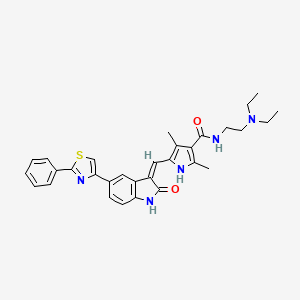 molecular formula C31H33N5O2S B1664840 安卡塞替 CAS No. 1129403-56-0