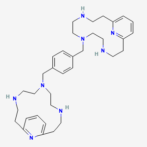 molecular formula C34H50N8 B1664842 AMD-3329 free base CAS No. 170861-87-7