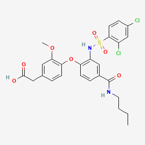 molecular formula C26H26Cl2N2O7S B1664853 Amg-009 CAS No. 1027847-67-1
