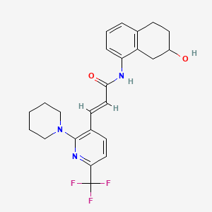 molecular formula C24H26F3N3O2 B1664854 AMG0347 CAS No. 946615-43-6