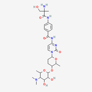 molecular formula C29H42N6O9 B1664860 Allomycin CAS No. 17650-86-1