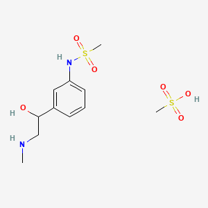 molecular formula C11H20N2O6S2 B1664862 Amidephrine mesylate CAS No. 1421-68-7