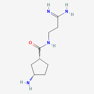 molecular formula C9H18N4O B1664864 Amidinomycin CAS No. 3572-60-9