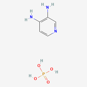molecular formula C5H10N3O4P B1664868 Amifampridine Phosphate CAS No. 446254-47-3