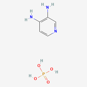 molecular formula C5H10N3O4P B1664868 Amifampridine phosphate CAS No. 446254-47-3