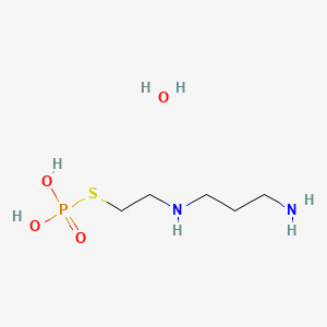 molecular formula C5H17N2O4PS B1664875 Amifostine monohydrate CAS No. 63717-27-1