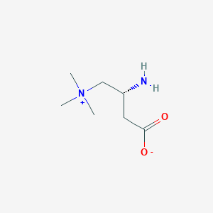 molecular formula C7H17N2O2+ B1664880 (R)-Aminocarnitine CAS No. 98063-21-9
