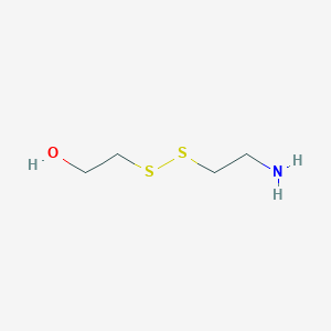 molecular formula C4H11NOS2 B1664881 Aminoethyl-SS-ethylalcohol 