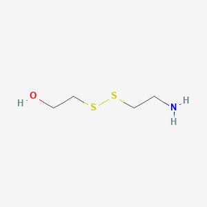 molecular formula C4H11NOS2 B1664881 Aminoethyl-SS-ethylalcohol CAS No. 15579-01-8