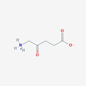 molecular formula C5H9NO3 B1664887 Aminolevulinic acid CAS No. 106-60-5
