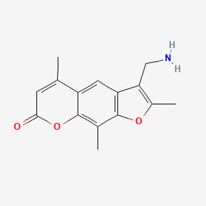 molecular formula C15H15NO3 B1664890 Aminomethyltrioxsalen CAS No. 64358-50-5