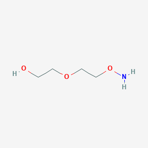 molecular formula C4H11NO3 B1664892 Aminooxy-PEG2-alcohol CAS No. 185022-12-2
