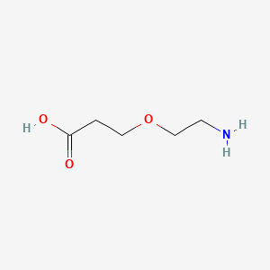 molecular formula C5H11NO3 B1664896 3-(2-Aminoethoxy)propanoic acid CAS No. 144942-89-2
