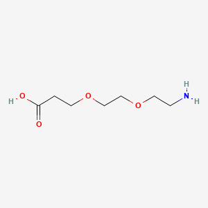 molecular formula C7H15NO4 B1664898 3-(2-(2-Aminoethoxy)ethoxy)propanoic acid CAS No. 791028-27-8