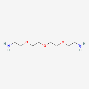 B1664901 Ethanamine, 2,2'-[oxybis(2,1-ethanediyloxy)]bis- CAS No. 929-75-9