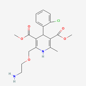 molecular formula C19H23ClN2O5 B1664911 Amlodipine Dimethyl Ester CAS No. 140171-66-0