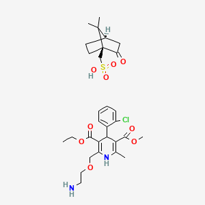 molecular formula C30H41ClN2O9S B1664912 Amlodipine camsylate CAS No. 652969-01-2