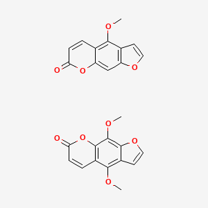 molecular formula C25H18O9 B1664913 Ammifurin CAS No. 8015-48-3