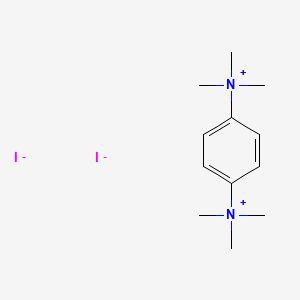 molecular formula C12H22I2N2 B1664929 AMMONIUM, p-PHENYLENEBIS(TRIMETHYL-, DIIODIDE CAS No. 5369-38-0