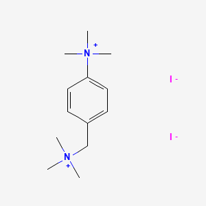 molecular formula C13H24I2N2 B1664931 trimethyl-[4-[(trimethylazaniumyl)methyl]phenyl]azanium;diiodide CAS No. 63951-19-9