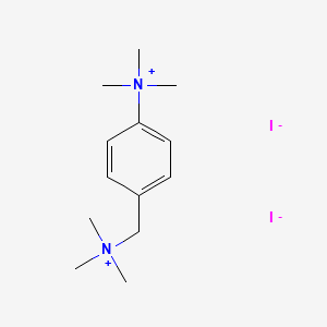 molecular formula C13H24I2N2 B1664931 碘化(对-三甲基铵)苄基三甲铵 CAS No. 63951-19-9