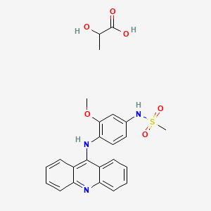 molecular formula C24H25N3O6S B1664948 Amsacrine lactate CAS No. 80277-11-8