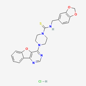 molecular formula C23H22ClN5O3S B1664949 Amuvatinib Hydrochloride CAS No. 1055986-67-8